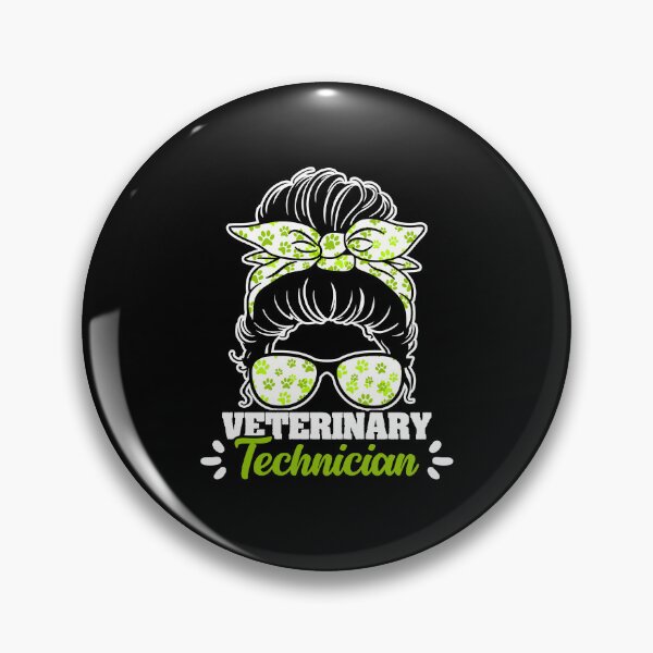 Item preview, Awesome Veterinary Technician Messy Bun For A Vet Med Worker designed and sold by Nessshirts.