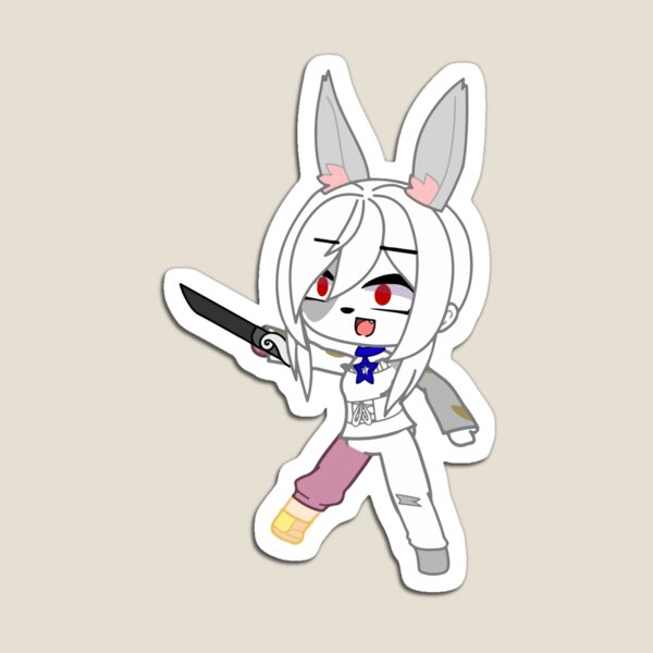 Samurai Girl Bunny Ears Gacha Friends Chibi Gacha Anime Girl Gacha Girls Club Magnet For 1404