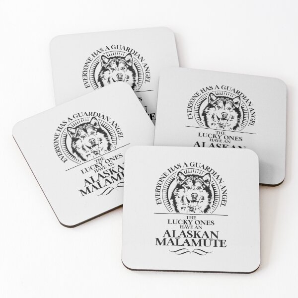 Item preview, Alaskan Malamute Guardian Angel Dog Saying designed and sold by dogarts.
