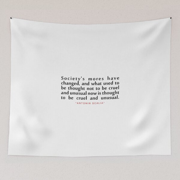 Item preview, Society's mores have..."Antonin Scalia" Inspirational Quote designed and sold by ColorQuote.