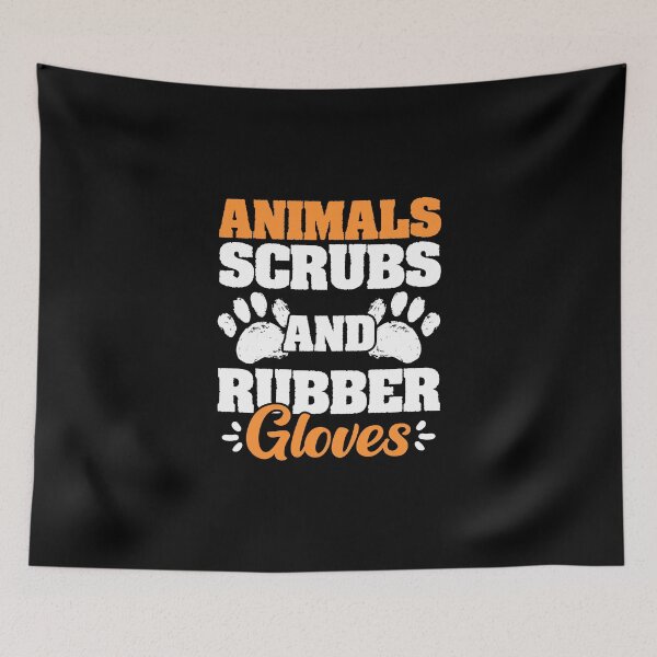 Item preview, Animals Scrubs And Rubber Gloves Awesome Veterinary Vet Med designed and sold by Nessshirts.
