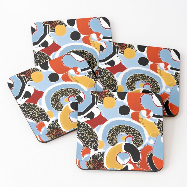Item preview, retro shapes blob pattern #2 designed and sold by supeart.
