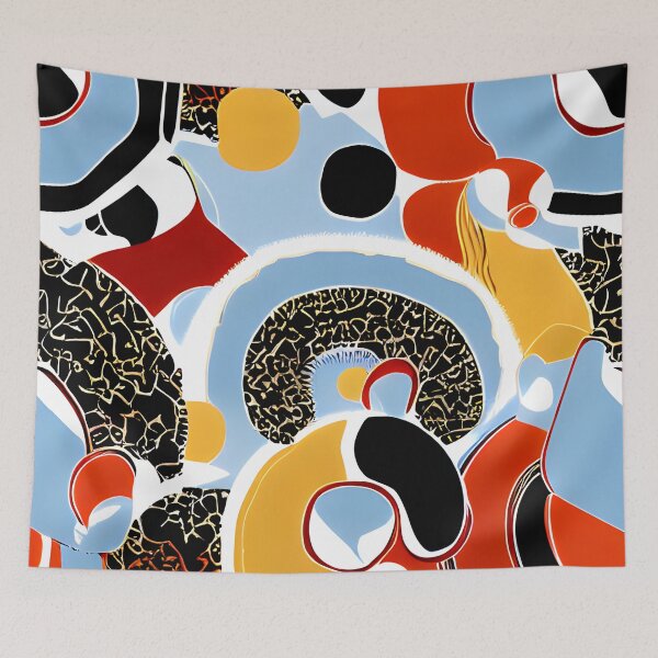 Item preview, retro shapes blob pattern #2 designed and sold by supeart.