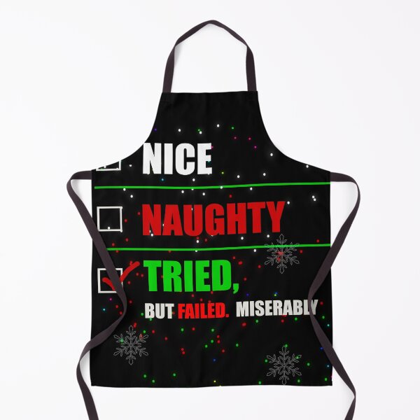 Item preview, Nice, naughty, but tried funny holiday designed and sold by mwebba2005.
