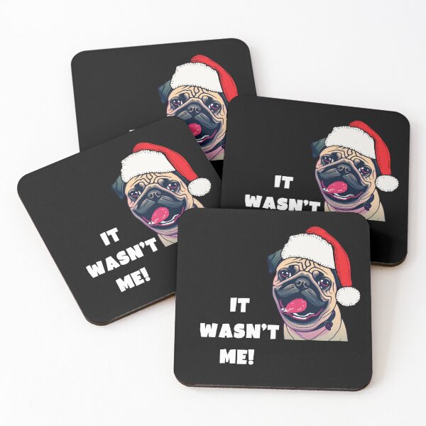 Item preview, It wasn't me! Santa Dog designed and sold by Akimatax ✯✯✯✯✯.
