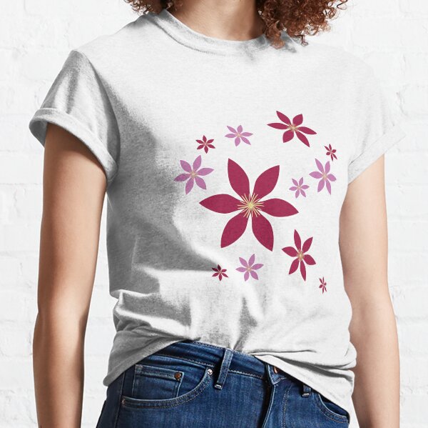 Clematis: Flowers Classic T-Shirt