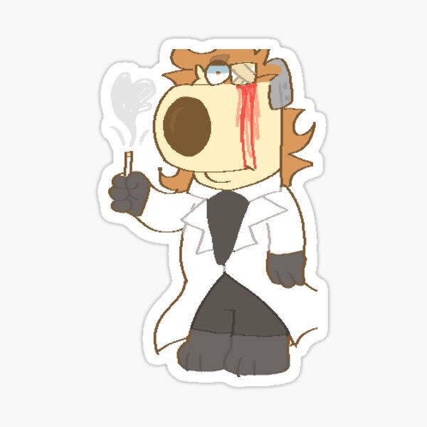 "Alfred Brian Griffin " Sticker for Sale by xanstuffs Redbubble