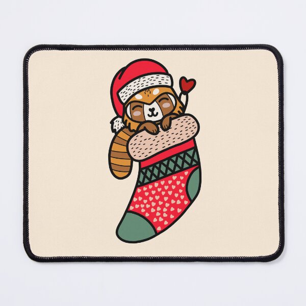 Item preview, Cute Kawaii Red Panda In Christmas Sock Xmas Pajama designed and sold by JokeGysen.