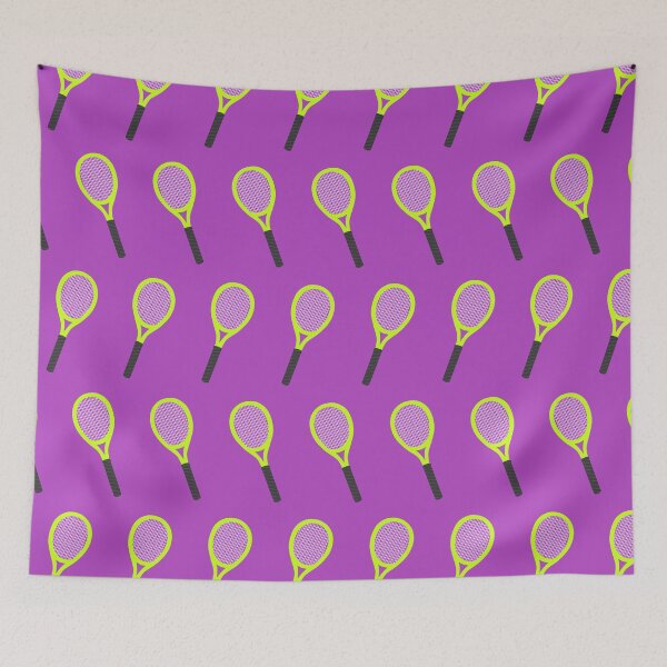 Item preview, Small medium tennis racket pattern 9 designed and sold by LemonCreamyyyy.