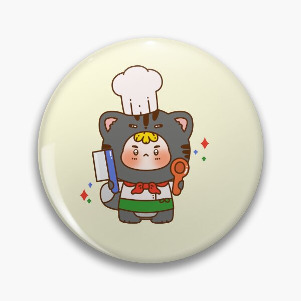 Item preview, CUTE CHEF CAT CHARACTER designed and sold by satchisatchi.