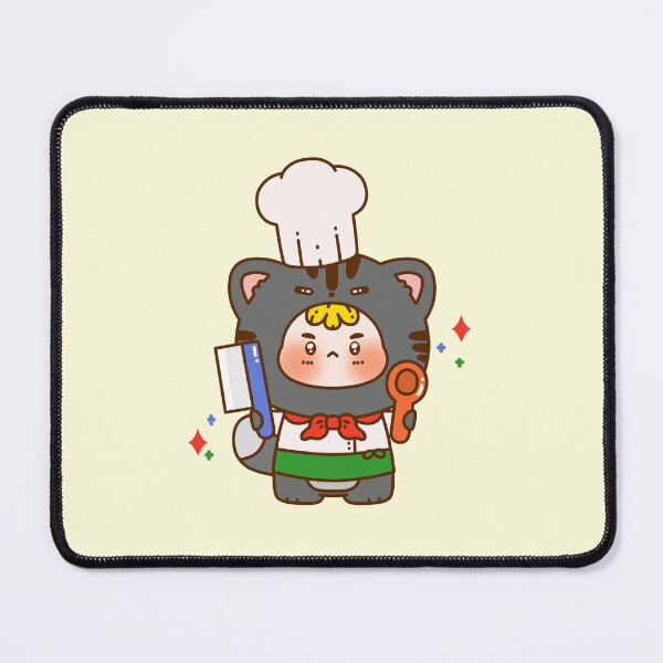 Item preview, CUTE CHEF CAT CHARACTER designed and sold by satchisatchi.