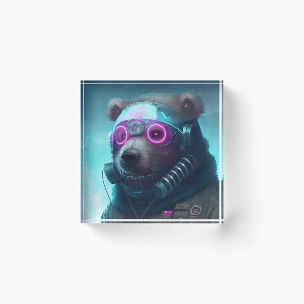 Item preview, Futuristic Bear designed and sold by AnimalArtPhotos.