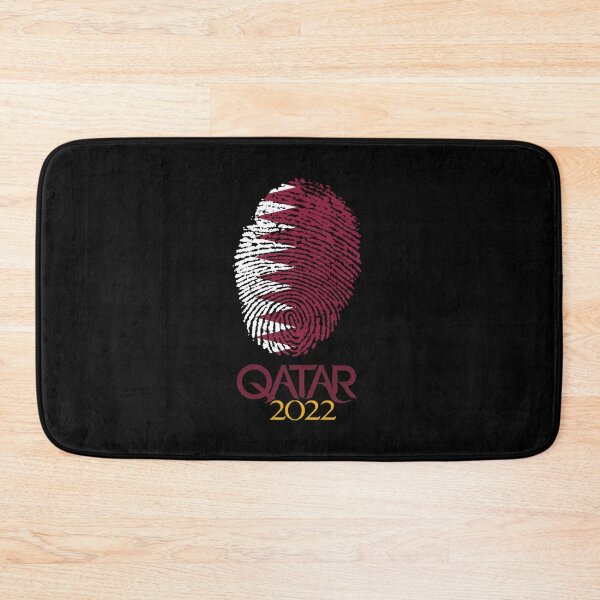 Item preview, Quatrain National Pride Qatar Sport Soccer Jersey Tee Flag Football Doha designed and sold by NeboulaHamra.
