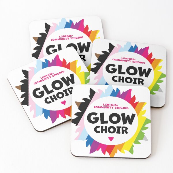 Item preview, GLOW Choir logos Stripey Flower! designed and sold by GLOWchoir.