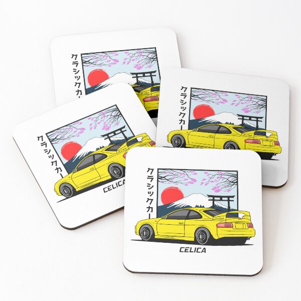 Item preview, Yellow Celica Racing Legend JDM Style designed and sold by goldentuners.