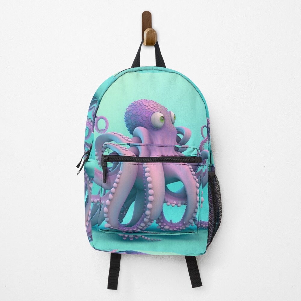 Vista previa del artículo con la obra «Mochila», diseñado y vendido por MrUtDesign.