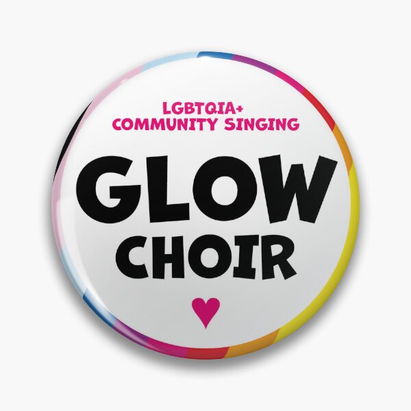 Item preview, GLOW Choir logos Stripey Flower! designed and sold by GLOWchoir.