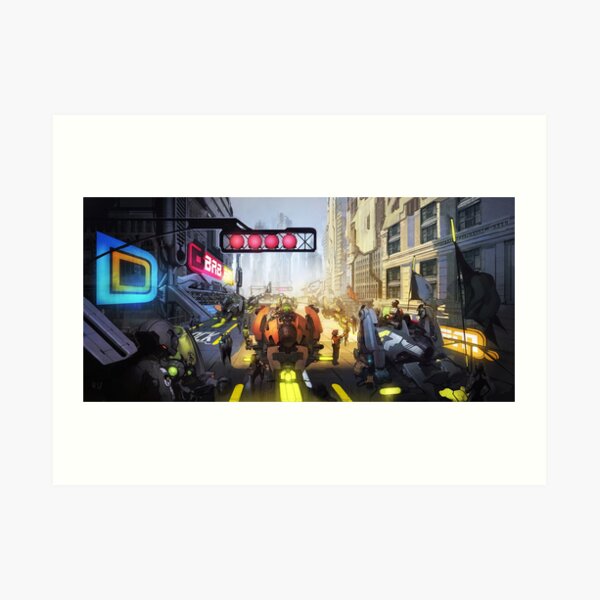 'Mech Racer' Art Print