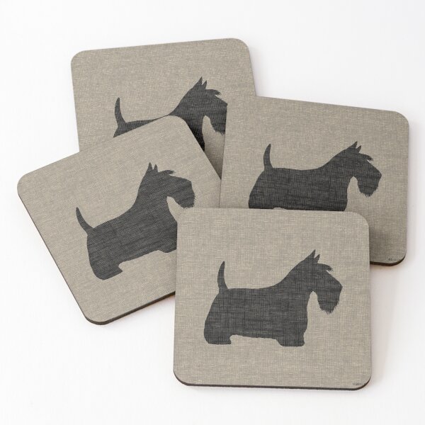 Item preview, Scottish Terrier Silhouette(s) Black Scottie Dog designed and sold by Jenn Inashvili.