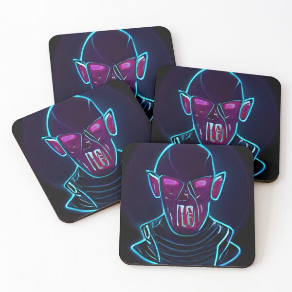 Artikelvorschau, Abstrakter Neon-Cyberpunk-Vampir entworfen und verkauft von OddUnderground.