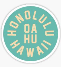 Honolulu - Oahu - Hawaii Sticker
