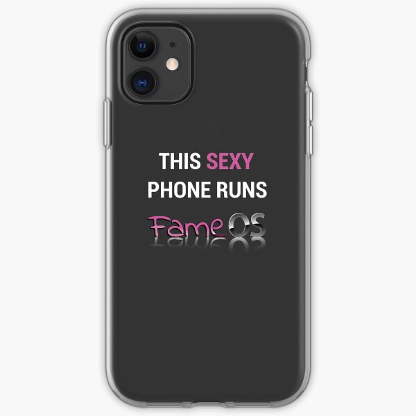 Phone Running FameOS (White Text) iPhone Soft Case