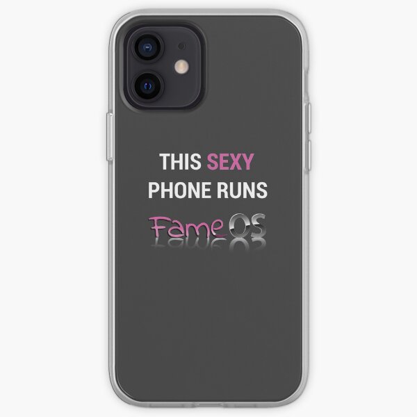 Phone Running FameOS (White Text) iPhone Soft Case