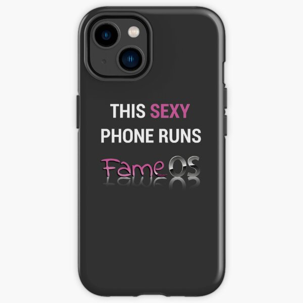 Phone Running FameOS (White Text) iPhone Tough Case