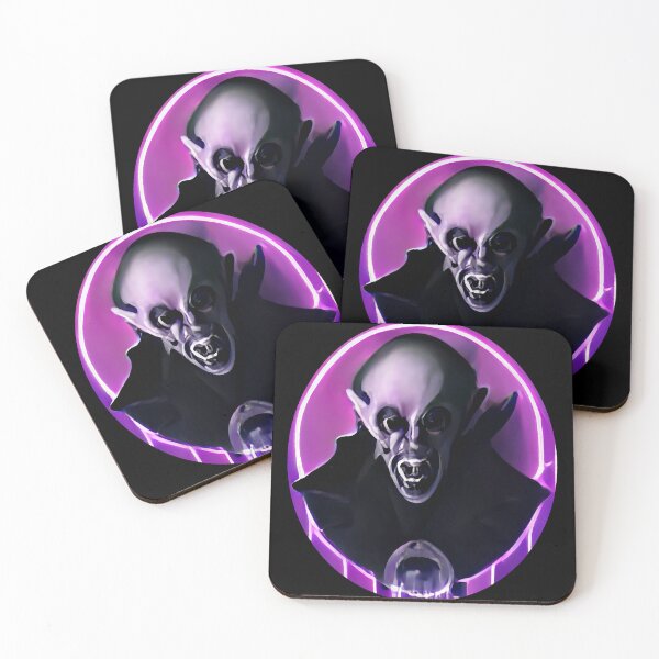 Artikelvorschau, Abstrakter Neon-Nosferatu-Vampir entworfen und verkauft von OddUnderground.
