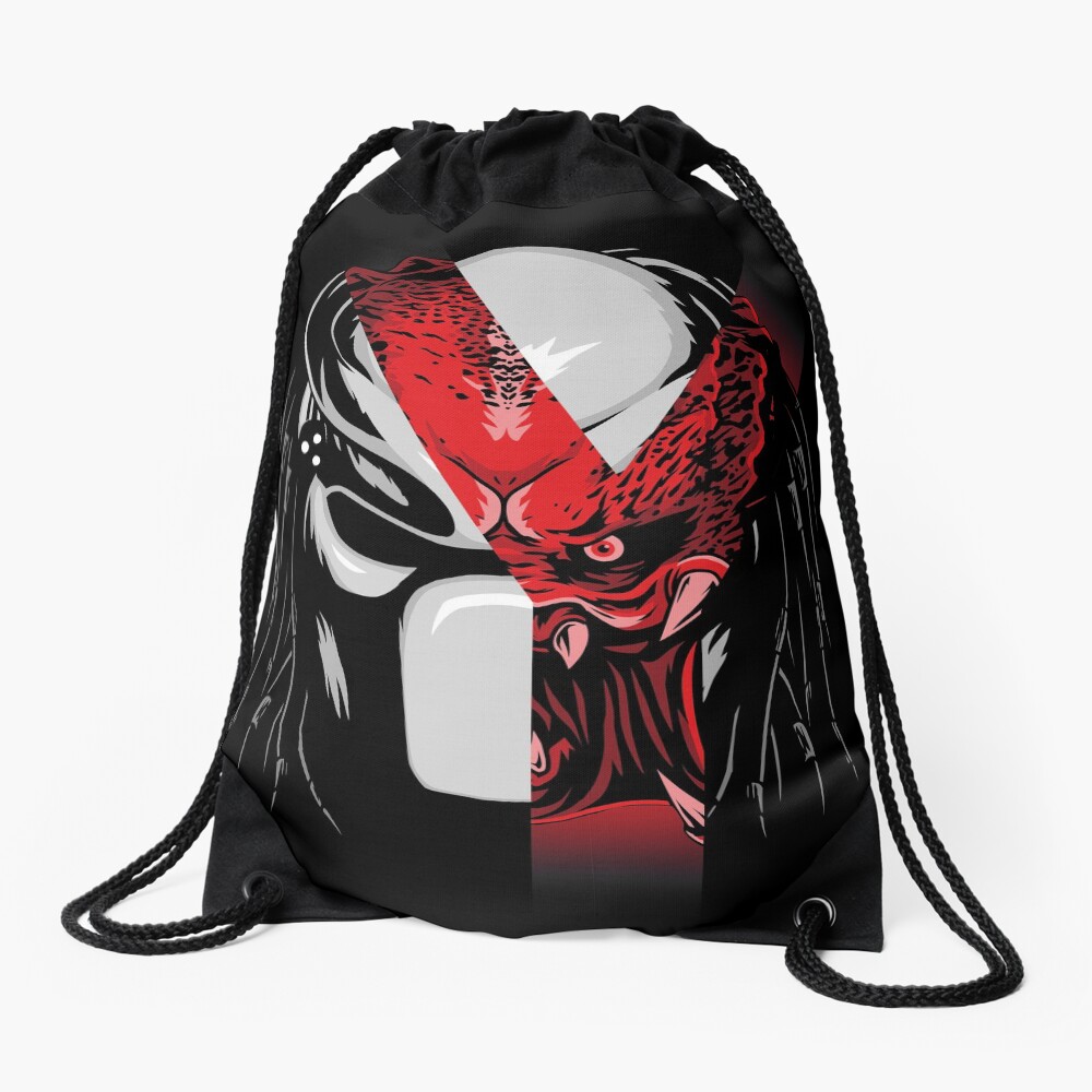 Predators of Future Past Drawstring Bag