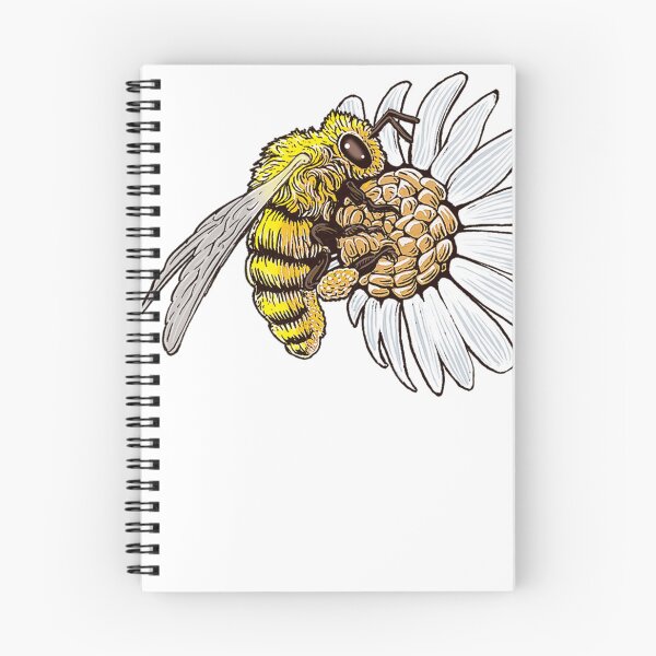 Item preview, Bee collecting daisy pollen designed and sold by Ty Meier.