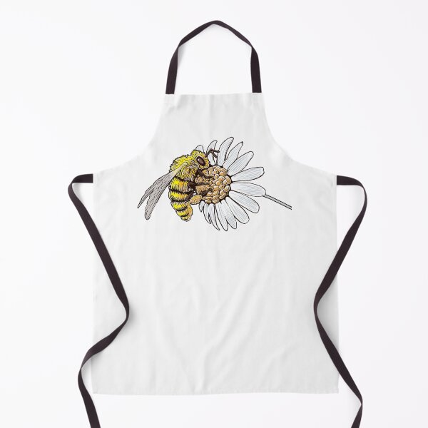 Item preview, Bee collecting daisy pollen designed and sold by Ty Meier.