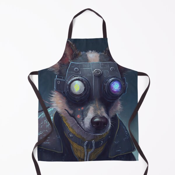 Item preview, Cyberpunk cool dog designed and sold by AnimalArtPhotos.