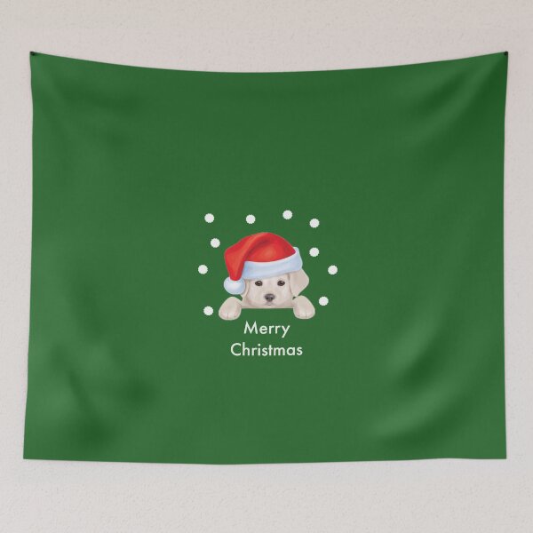 Item preview, Merry Christmas From Labrador puppy, cute Santa claus  designed and sold by StandStrong786.