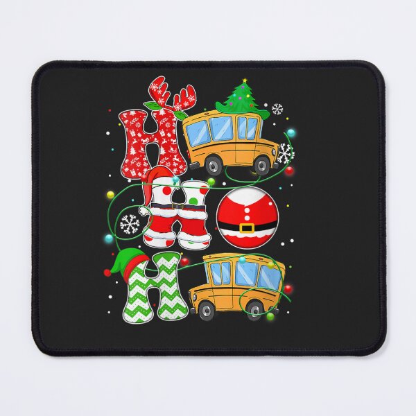 Item preview, Womens Santa Claus Ho Ho Ho Bus Driver School Bus Christmas Pajama V-Neck Tshirt designed and sold by Glitche-Shop.