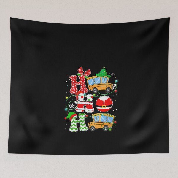 Item preview, Womens Santa Claus Ho Ho Ho Bus Driver School Bus Christmas Pajama V-Neck Tshirt designed and sold by Glitche-Shop.