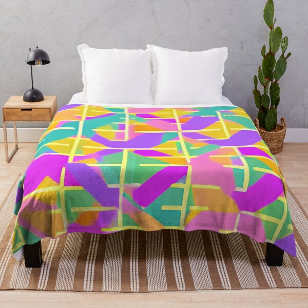 Item preview, Pastel neon geometric pattern designed and sold by FinaSusu.
