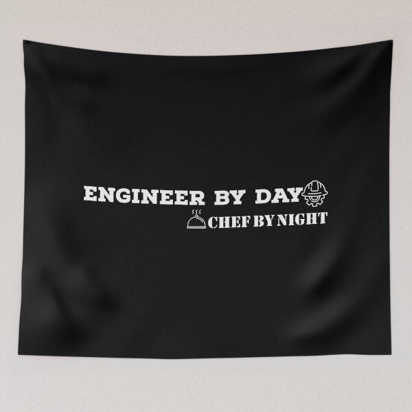 Item preview, engineer by day chef by night designed and sold by Laura-stbr.