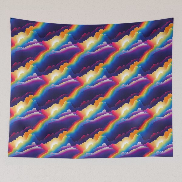 Item preview, Copy of Watercolor Rainbow Clouds Pattern designed and sold by DesArtStudio.