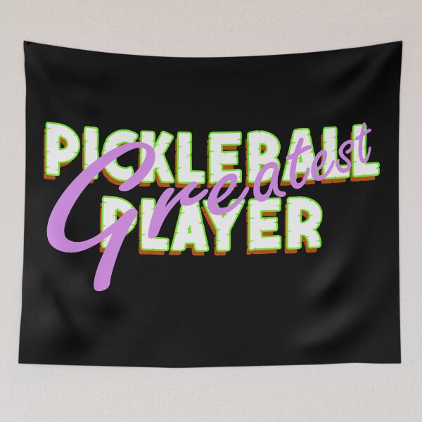 Item preview, Greatest Pickleball Player Design Draw Street Art Retro Culture Vintage Sports Text Phrase Quote designed and sold by BK-Fishing.