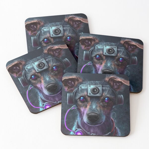 Item preview, Cyberpunk dog fun design designed and sold by AnimalArtPhotos.