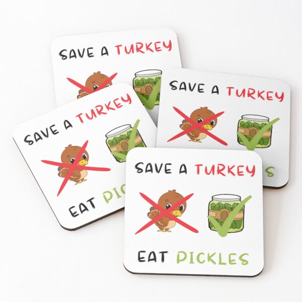 Item preview, Save a turkey eat pickles designed and sold by KatisDesign.