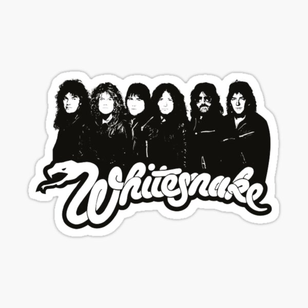Whitesnake Logo Stickers for Sale | Redbubble
