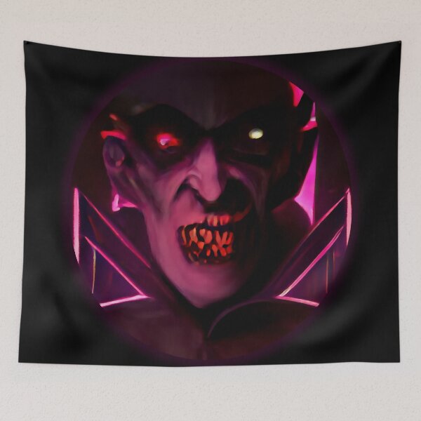 Artikelvorschau, Abstrakter Neon-Cyberpunk-Nosferatu-Vampir entworfen und verkauft von OddUnderground.