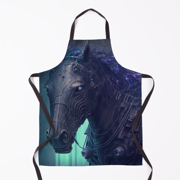 Item preview, Cyberpunk horse futuristic designed and sold by AnimalArtPhotos.