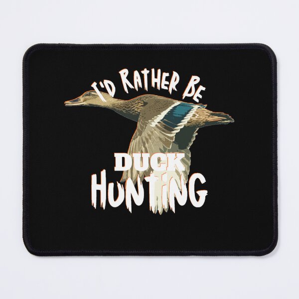 Item preview, I'd Rather Be Duck Hunting Flying Mallard designed and sold by LifeCrush.