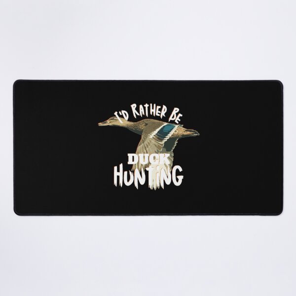 Item preview, I'd Rather Be Duck Hunting Flying Mallard designed and sold by LifeCrush.