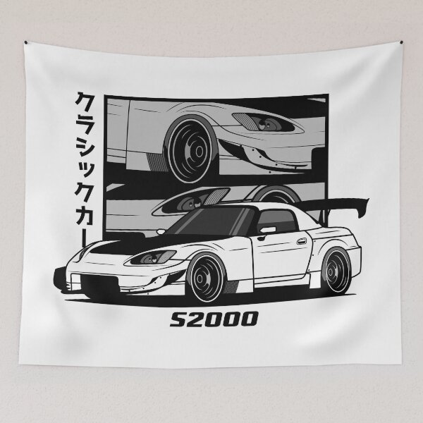Item preview, White S2K Racing Legend JDM Style designed and sold by goldentuners.