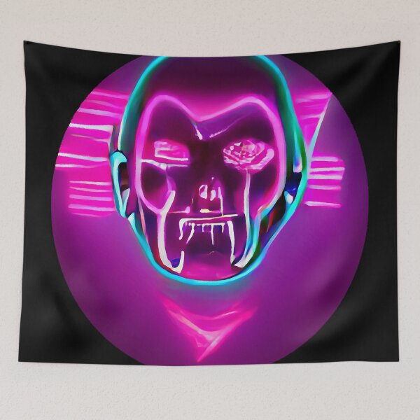 Artikelvorschau, Abstrakter Neon-Cyberpunk-Vampir #2 entworfen und verkauft von OddUnderground.