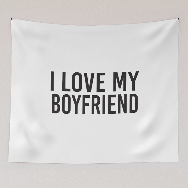 Item preview, I Love My Boyfriend designed and sold by KAkarimassouqi.